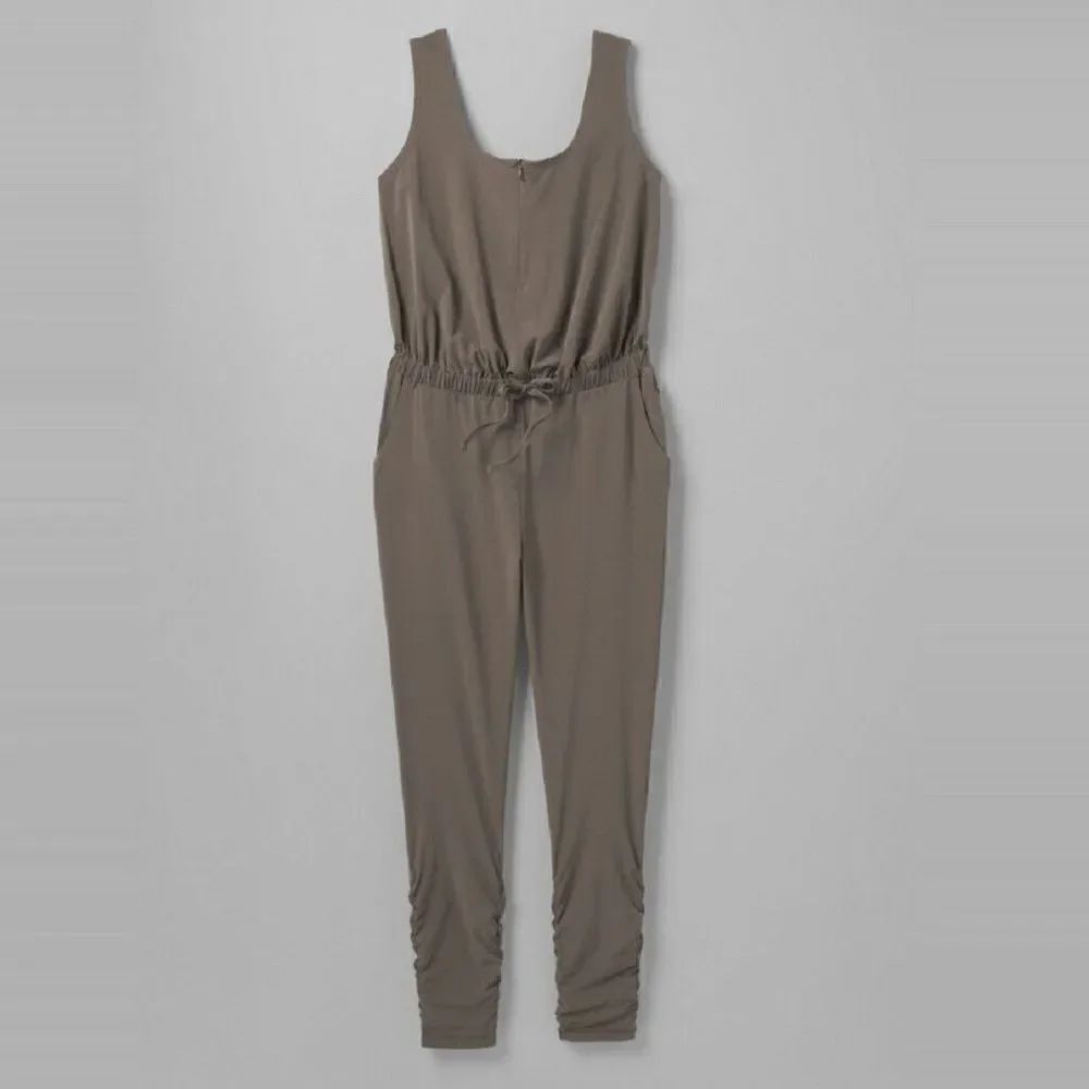 PRANA WOMEN'S RAILAY JUMPSUIT Slate Green Pants Sleeveless Women's Size XS